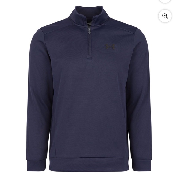 Under Armour Men's Navy Zip-Up Sweater NEW